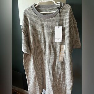 Goodfellow & Co Grey Striped T-Shirt